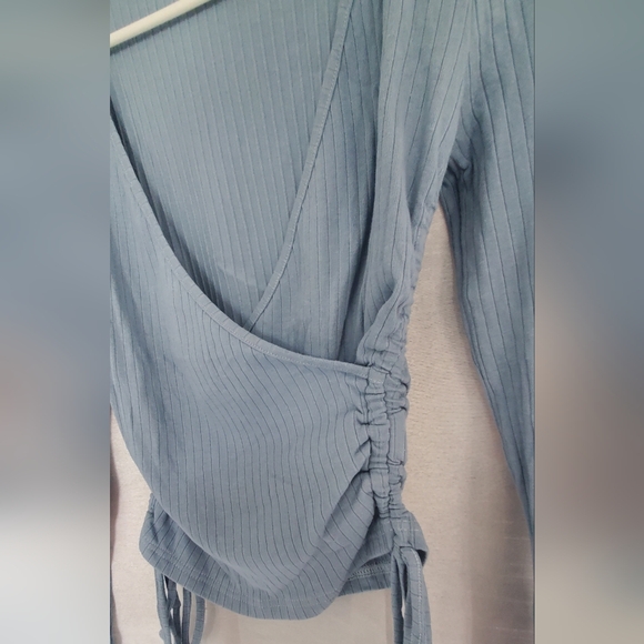 SHEIN Rouched Wrap Top | XS - Picture 2 of 3